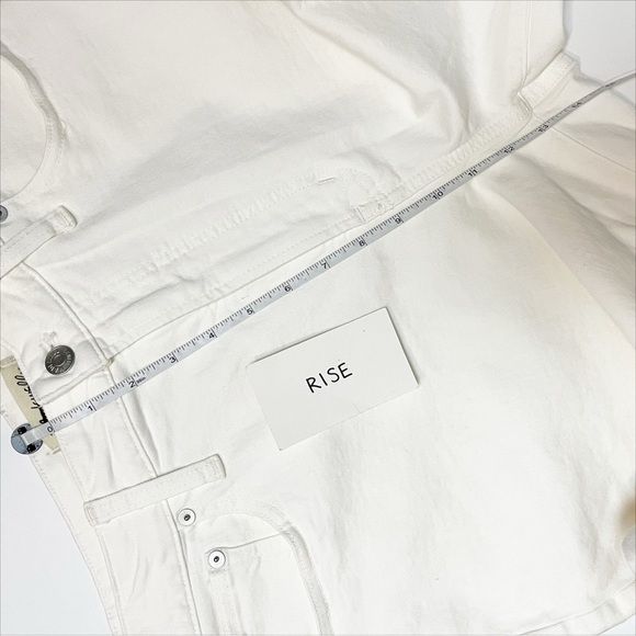 Madewell NWT Curvy Perfect Vintage Jeans 32 14 Tile White high rise waist retro - Picture 9 of 13